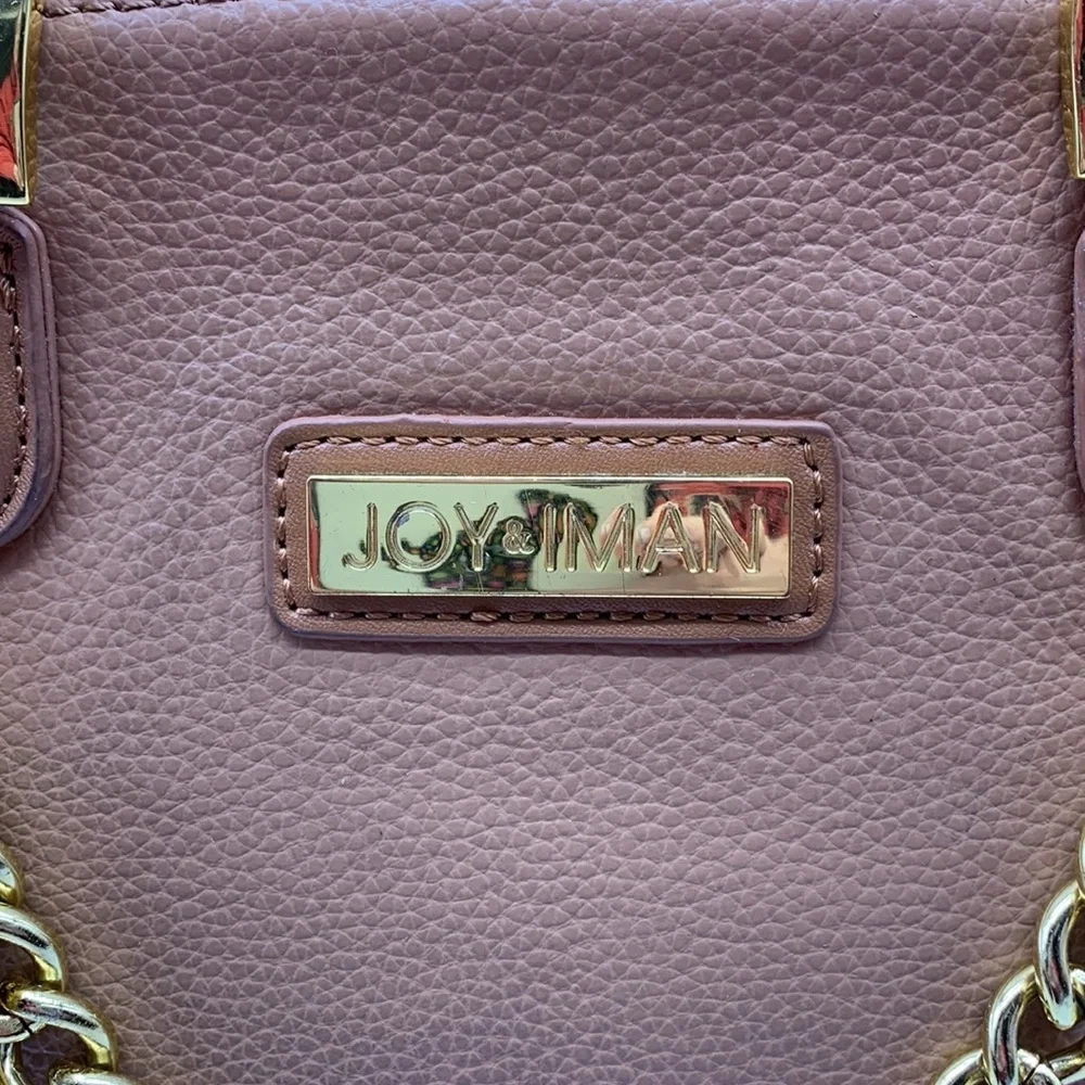 Joy & Iman Tan Leather  Satchel , A Y2K Treasure